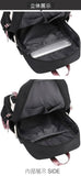2025 KPop Movie Print School Backpack with USB Port – Laptop Bag for Girls & Boys