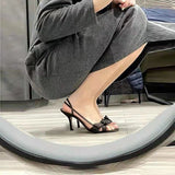 Elegant Black Wedding Bride Shoes