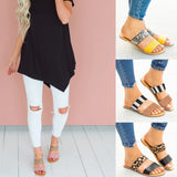 Summer Casual Animalier Woman Flat Sandals