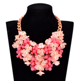 Beaded Flower Necklace