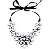 Pendant Crystal Choker Statement Necklace