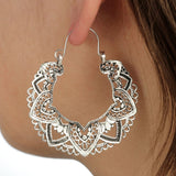 Ethnic Woman Drop Earrings