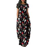 Mushroom Print Woman Dress