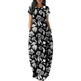 Mushroom Print Woman Dress