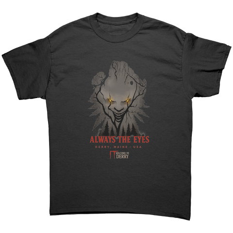 Always_the_Eyes_T-Shirt_Welcome_to_Black_Front_Mockup.png