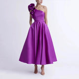 A-Line Pocket 80s Prom Dress