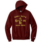 Deez Nuts Sold Here Champion Hoodie Sweatshirt