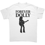Forever_Dolly_Silhouette_Guitar_T-Shirt_White_Front_Mockup.png