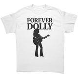 Forever_Dolly_Silhouette_Guitar_T-Shirt_White_Front_Mockup.png