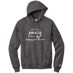 Hanging From The Door Champion Hoodie Sweatshirt