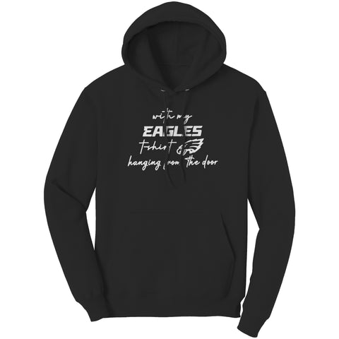Hanging From The Door Hoodie Sweatshirt