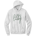Happy Go Lucky Champion Hoodie Sweatshirt