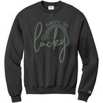 Happy Go Lucky Champion Sweatshirt