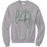 Happy Go Lucky Champion Sweatshirt