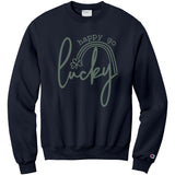 Happy Go Lucky Champion Sweatshirt