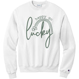 Happy Go Lucky Champion Sweatshirt