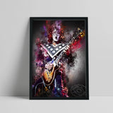 Ace Frehley Poster – KISS Rock Band Guitarist “The Spaceman” Wall Art Print