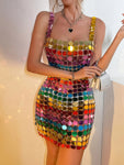 Rainbow Sequin Dress