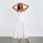 Milk Maid Bohemian Sleeveless Sun Dress