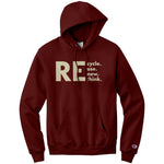 Recycle Recall Rethink Champion Hoodie Sweatshirt