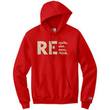 Recycle Recall Rethink Champion Hoodie Sweatshirt