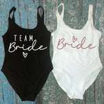 Team Bride One-Piece Bridal Swimwear