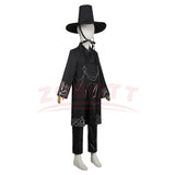 Kpop Demon Hunters Saja Kids Costume – Jinu Cosplay Outfit with Hat and Accessories for Boys
