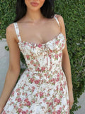 Milk Maid Rosebud Floral Midi Sundress