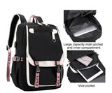 2025 KPop Movie Print School Backpack with USB Port – Laptop Bag for Girls & Boys