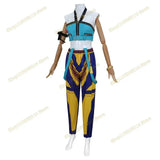 Rumi Mira Zoey Cosplay Outfits Pop Singers Role Play Halloween Suit Performance Costume Uniform