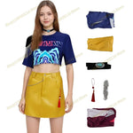 Rumi Mira Zoey Cosplay Outfits Pop Singers Role Play Halloween Suit Performance Costume Uniform