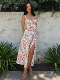 Milk Maid Rosebud Floral Midi Sundress