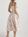 Milk Maid Rosebud Floral Midi Sundress