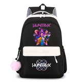 2025 KPop Movie Print School Backpack with USB Port – Laptop Bag for Girls & Boys