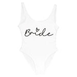 Team Bride One-Piece Bridal Swimwear