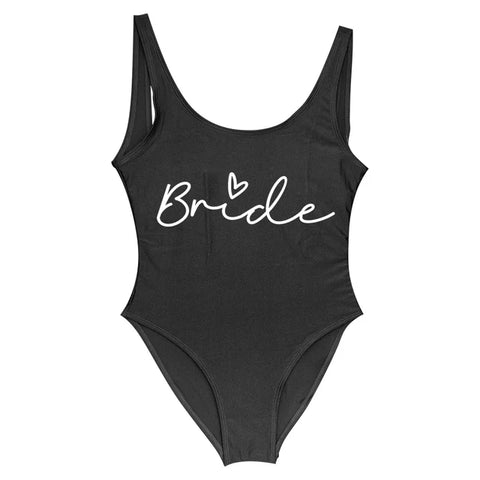Team Bride One-Piece Bridal Swimwear