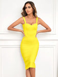 Spaghetti Fishtail Bandage Party Dress