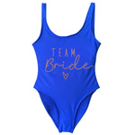 Team Bride One-Piece Bridal Swimwear