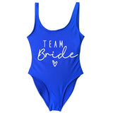 Team Bride One-Piece Bridal Swimwear