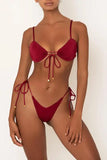 Drawstring Woman Bikini