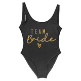 Team Bride One-Piece Bridal Swimwear