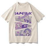 Unisex K-Pop “Huntrix” T-Shirt Summer Graphic Streetwear Anime Tee