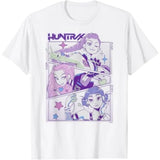 Unisex K-Pop “Huntrix” Graphic T-Shirt – Anime Streetwear Short Sleeve Tee