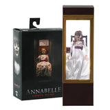 Annabelle Haunted Doll Figure with Display Case – Spooky Superstition Collectible Toy
