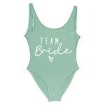 Team Bride One-Piece Bridal Swimwear