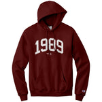 1989 Champion Hoodie Sweatshirt