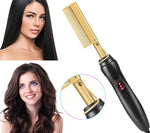 Straightener Electric Comb Hair