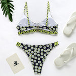 Polka Dot Brazilian Woman Bikini