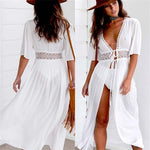 White Beach Maxi Dress