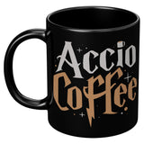 Accio Coffee 11oz Black Mug